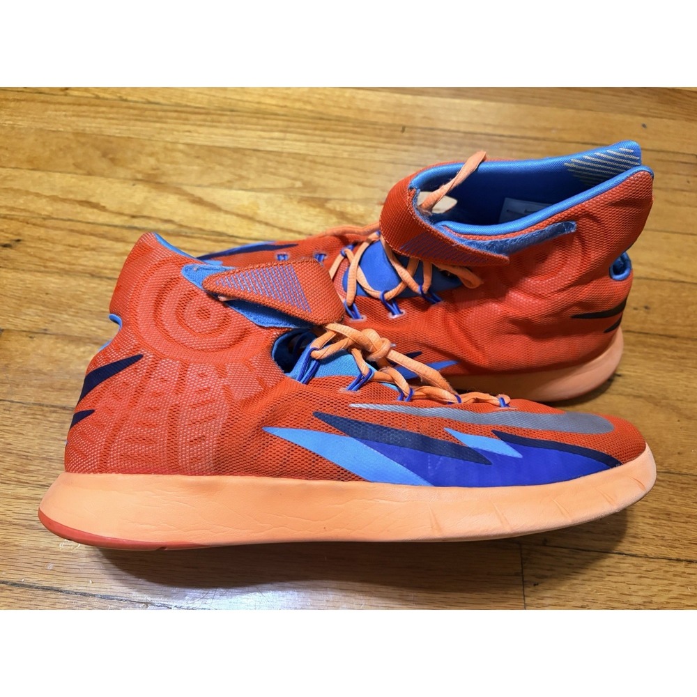 Nike Mens Size 13 HYPERREV Team Orange/Metallic/Atomic 630913-800 EUC